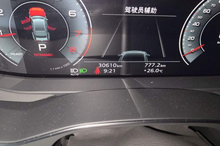 Used Audi A7 2023 45 TFSI Prestige Edition Odometer Close Up