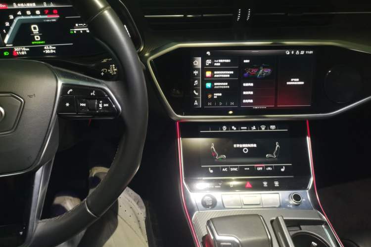Used Audi A7 2024 45 TFSI Prestige Edition Audio And AC Panel