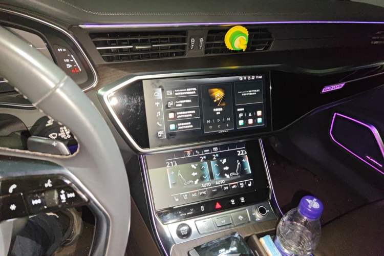 Used Audi A7L 2022 45 TFSI quattro S-line Visionary Crystal Package Audio And AC Panel