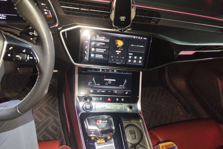 Used Audi A7L 2022 45 TFSI quattro S-line Black Warrior Edition Audio And AC Panel