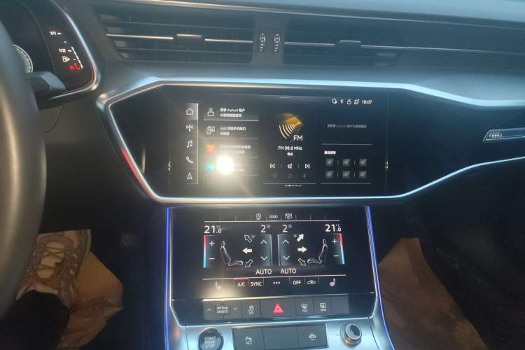 Used Audi A7L 2022 45 TFSI S-line Dream-Building Edition Audio And AC Panel