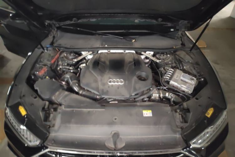 Used Audi A7L 2022 55 TFSI quattro S-line Avantgarde Black Package Engine Bay