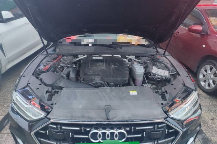 Used Audi A7L 2022 45 TFSI S-line Dream-Building Edition Engine Bay