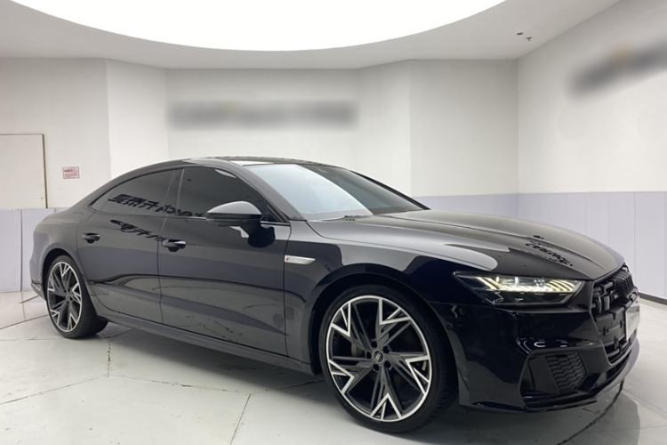 Used Audi A7L 2022 45 TFSI quattro S-line Black Warrior Edition Exterior 2