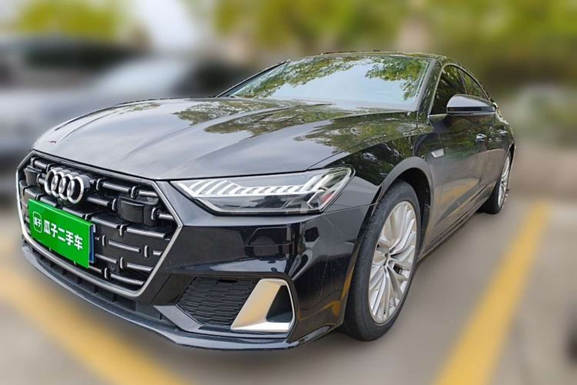 Used Audi A7L 2022 45 TFSI S-line Dream-Building Edition Front Left 45 Deg