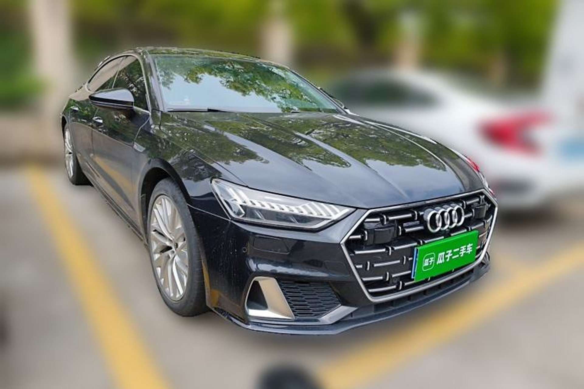 Used Audi A7L 2022 45 TFSI S-line Dream-Building Edition Front Right 45 Deg
