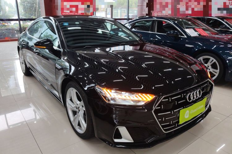 Used Audi A7L 2022 45 TFSI S-line Dream-Building Edition Front Right 45 Deg