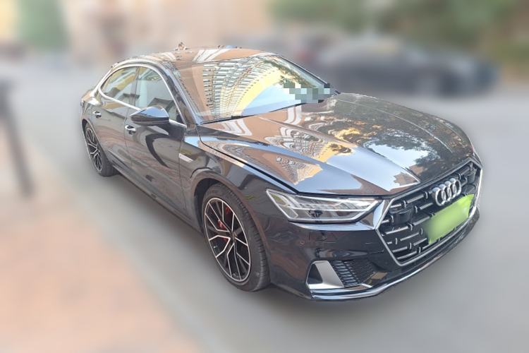 Used Audi A7L 2022 45 TFSI S-line Dream-Building Edition Front Right 45 Deg