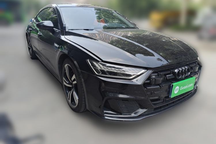 Used Audi A7L 2022 45 TFSI quattro S-line Visionary Crystal Package Front Right 45 Deg