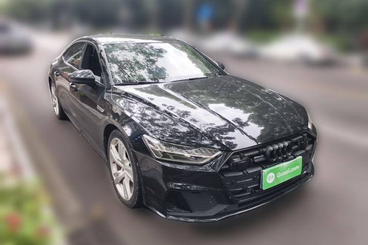 Used Audi A7L 2022 45 TFSI quattro S-line Wind Rider Front Right 45 Deg