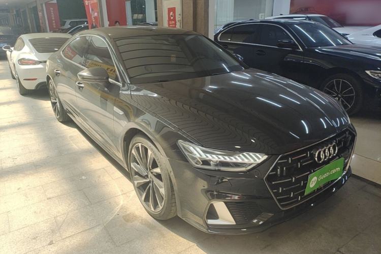 Used Audi A7L 2022 45 TFSI quattro S-line Paladin Front Right 45 Deg