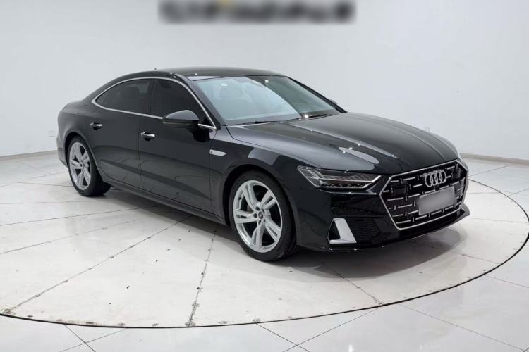 Used Audi A7L 2022 45 TFSI S-line Dream-Building Edition Front Right 45 Deg