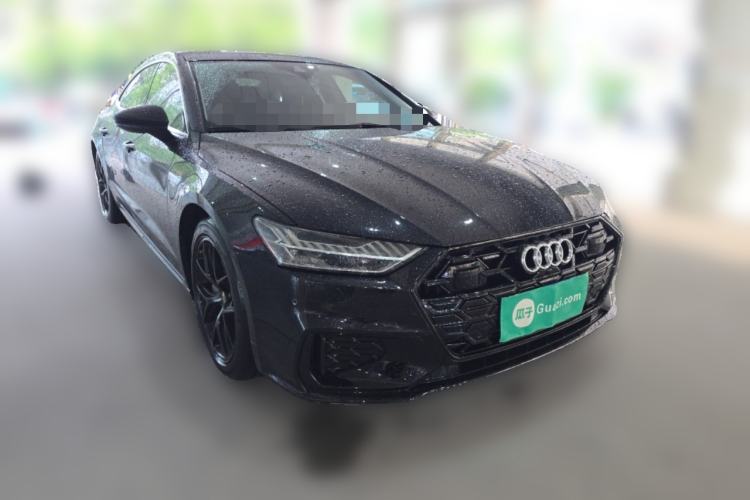 Used Audi A7L 2022 45 TFSI S-line Dream-Building Edition Front Right 45 Deg