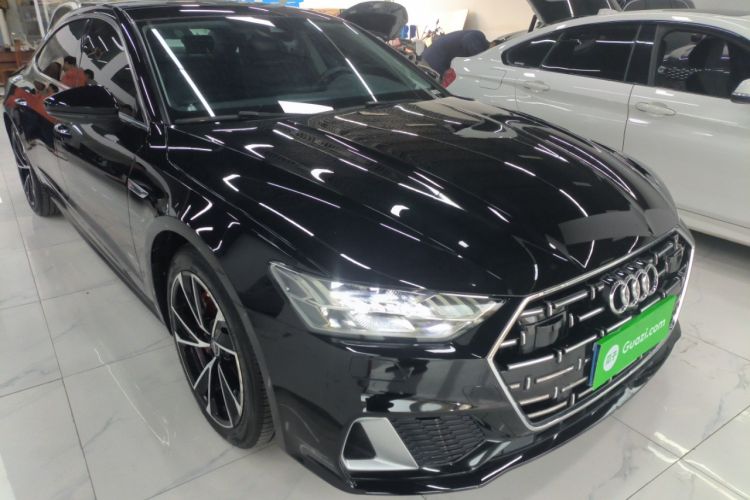 Used Audi A7L 2022 45 TFSI S-line Dream-Building Edition Front Right 45 Deg