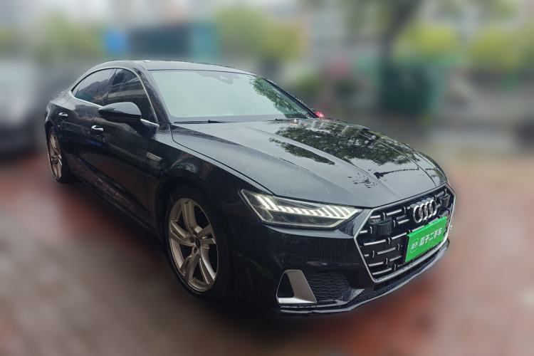 Used Audi A7L 2022 45 TFSI S-line Dream-Building Edition Front Right 45 Deg