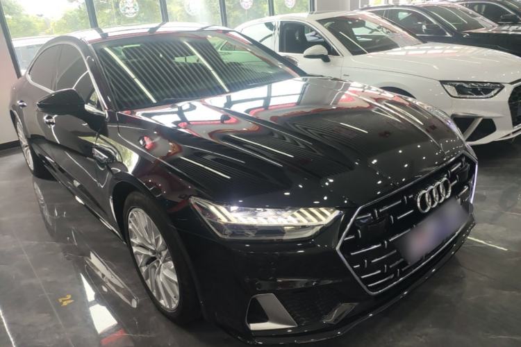 Used Audi A7L 2022 45 TFSI S-line Dream-Building Edition Front Right 45 Deg