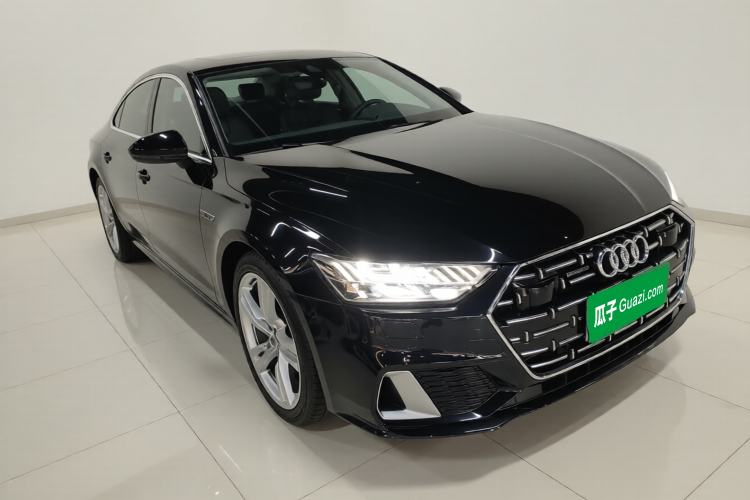 Used Audi A7L 2022 45 TFSI S-line Dream-Building Edition Front Right 45 Deg