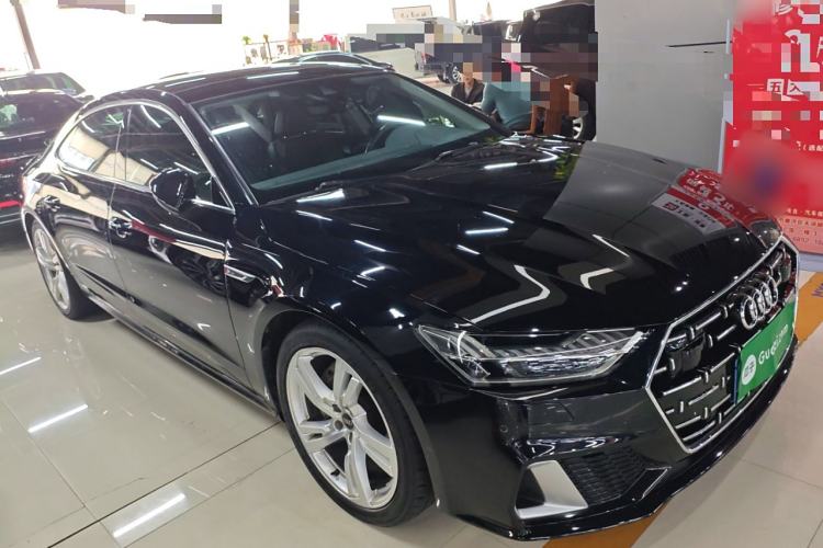 Used Audi A7L 2022 45 TFSI S-line Dream-Building Edition Front Right 45 Deg