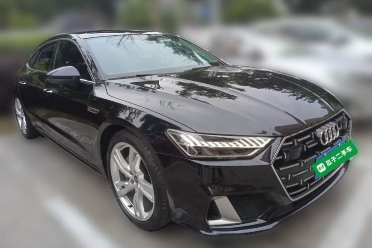 Used Audi A7L 2022 45 TFSI quattro S-line Paladin Front Right 45 Deg