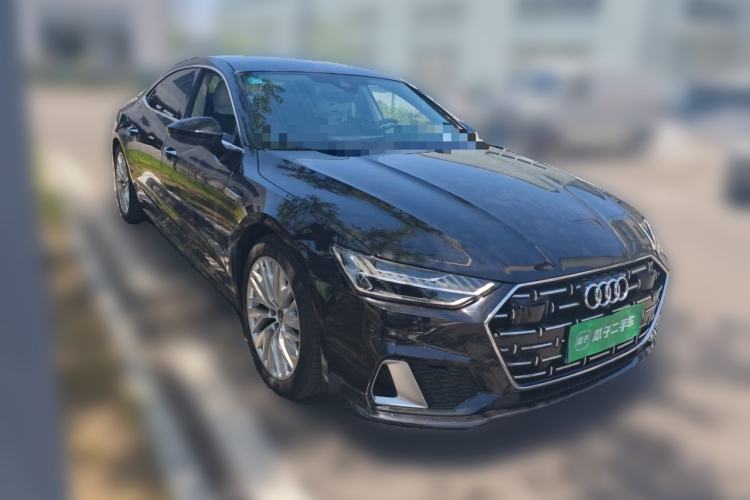 Used Audi A7L 2022 45 TFSI S-line Dream-Building Edition Front Right 45 Deg