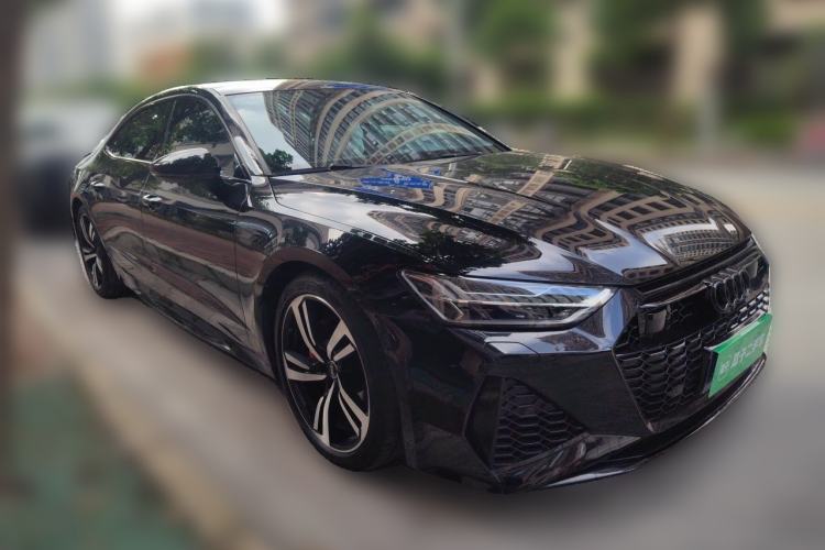 Used Audi A7L 2022 45 TFSI quattro S-line Visionary Crystal Package Front Right 45 Deg