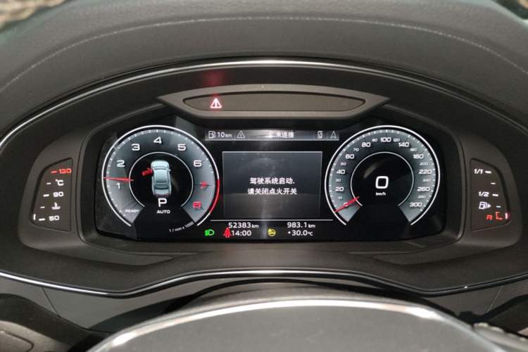 Used Audi A7L 2022 45 TFSI quattro S-line Visionary Edition Obsidian Black Package Instrument Cluster