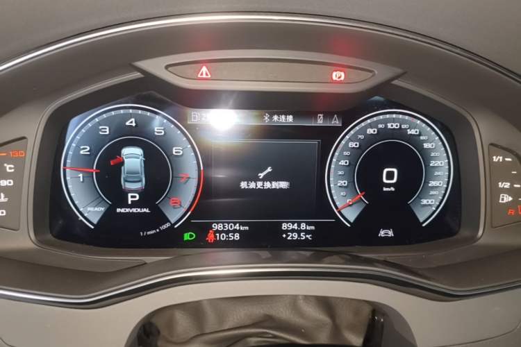 Used Audi A7L 2022 45 TFSI S-line Dream-Building Crystal Flow Package Instrument Cluster