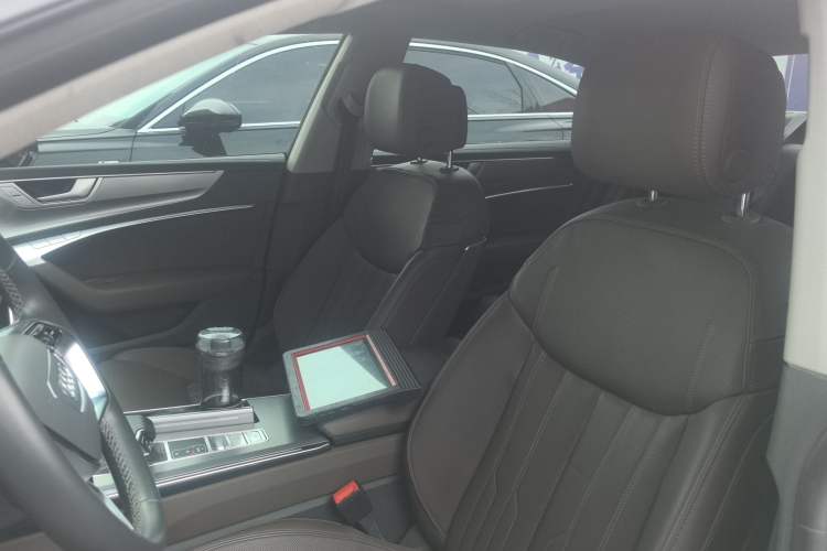 Used Audi A7L 2022 45 TFSI quattro S-line Visionary Edition Obsidian Black Package Left Front Seat