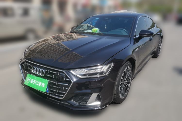 Used Audi A7L 2022 45 TFSI S-line Dream-Building Edition Guazi used car, China used car export, Used car for sale, Used cars, Cheapest cars for sale