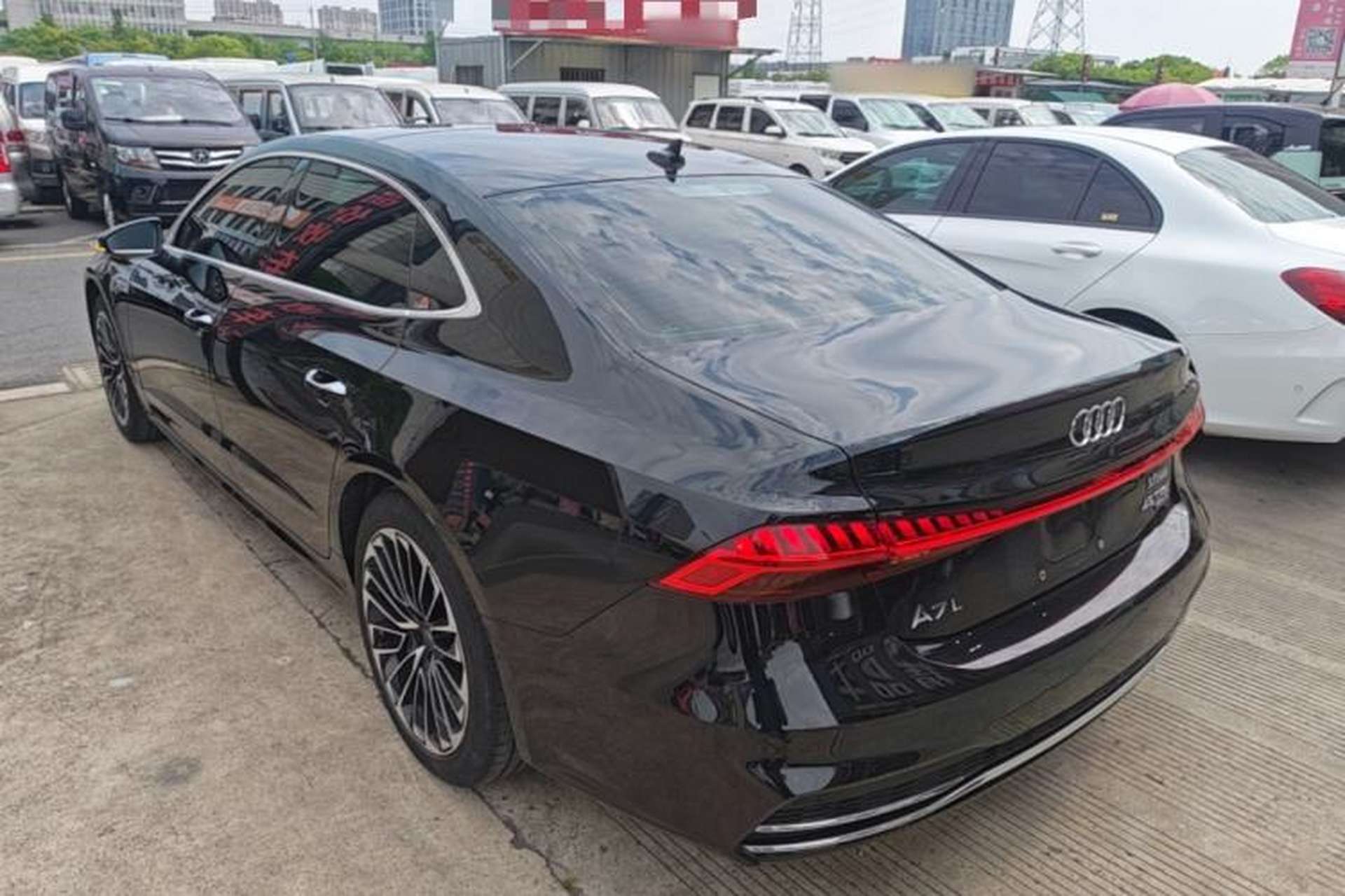 Used Audi A7L 2022 45 TFSI quattro S-line Visionary Crystal Package Rear Left 45 Deg