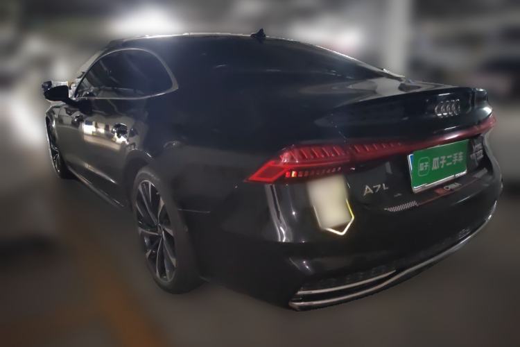 Used Audi A7L 2022 55 TFSI quattro S-line Avantgarde Black Package Rear Left 45 Deg