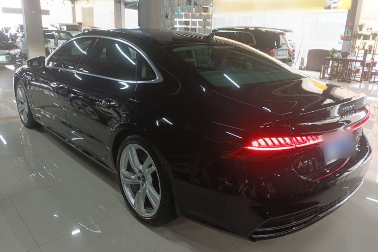 Used Audi A7L 2022 45 TFSI S-line Dream-Building Edition Rear Left 45 Deg