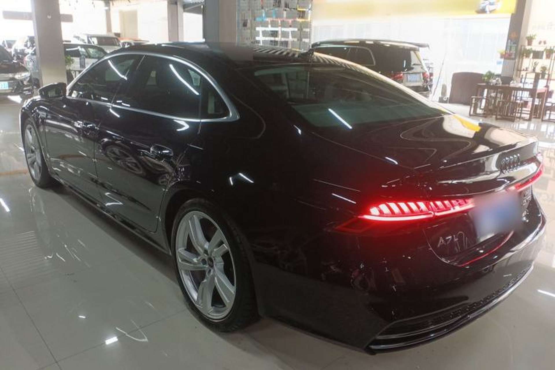 Used Audi A7L 2022 45 TFSI S-line Dream-Building Edition Rear Left 45 Deg