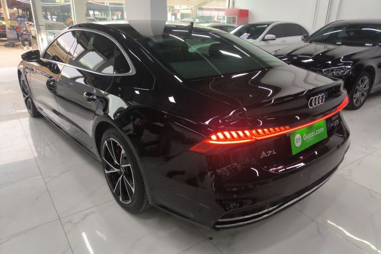 Used Audi A7L 2022 45 TFSI S-line Dream-Building Edition Rear Left 45 Deg
