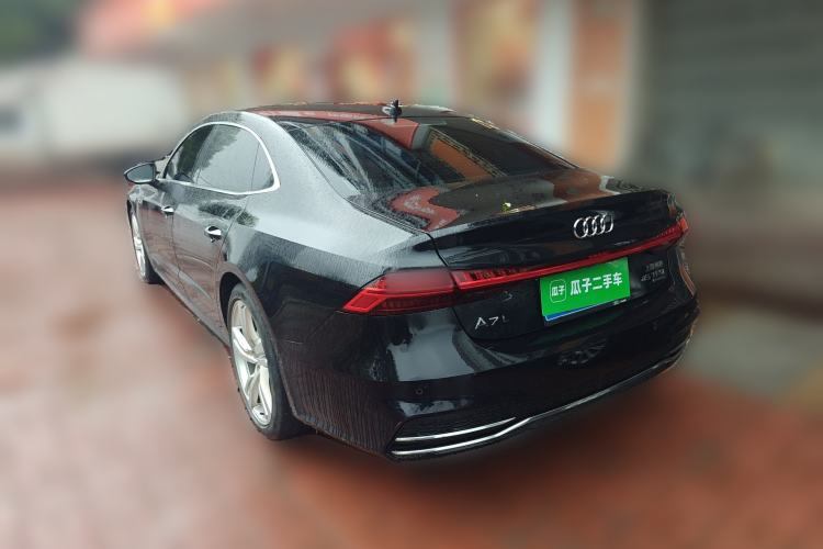 Used Audi A7L 2022 45 TFSI S-line Dream-Building Edition Rear Left 45 Deg