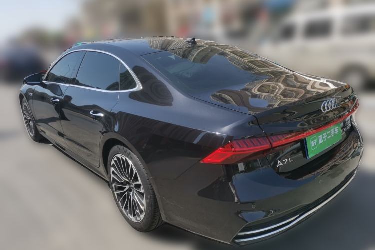Used Audi A7L 2022 45 TFSI S-line Dream-Building Edition Rear Left 45 Deg