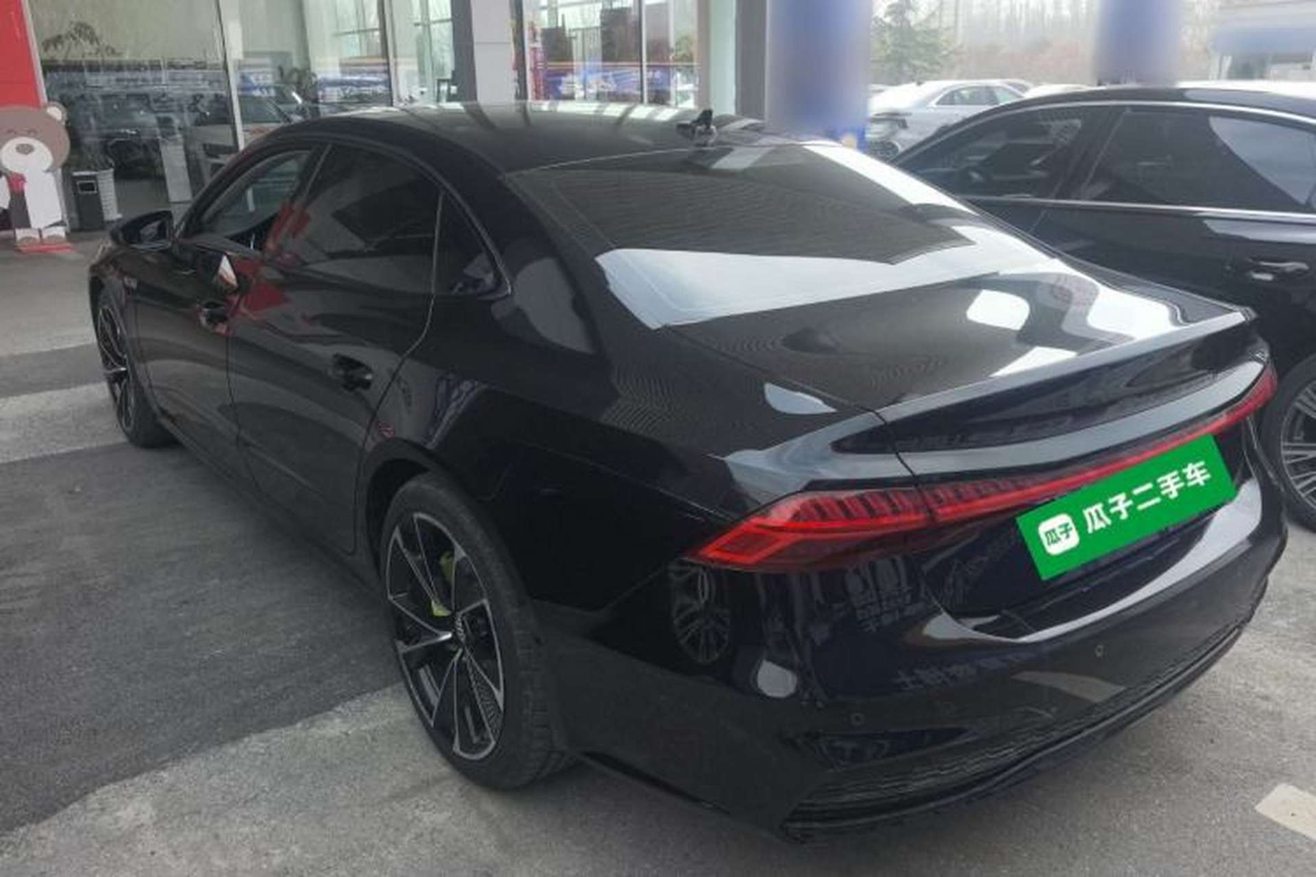 Used Audi A7L 2022 45 TFSI quattro S-line Visionary Edition Obsidian Black Package Rear Left 45 Deg