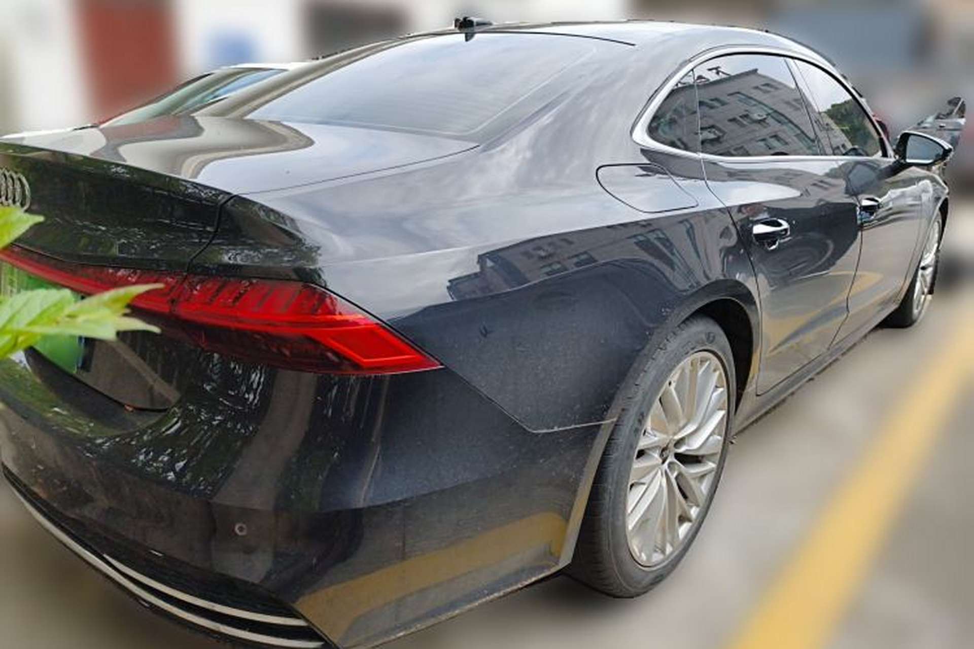 Used Audi A7L 2022 45 TFSI S-line Dream-Building Edition Rear Right 45 Deg