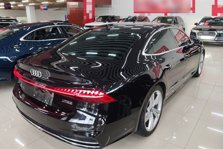 Used Audi A7L 2022 45 TFSI S-line Dream-Building Edition Rear Right 45 Deg
