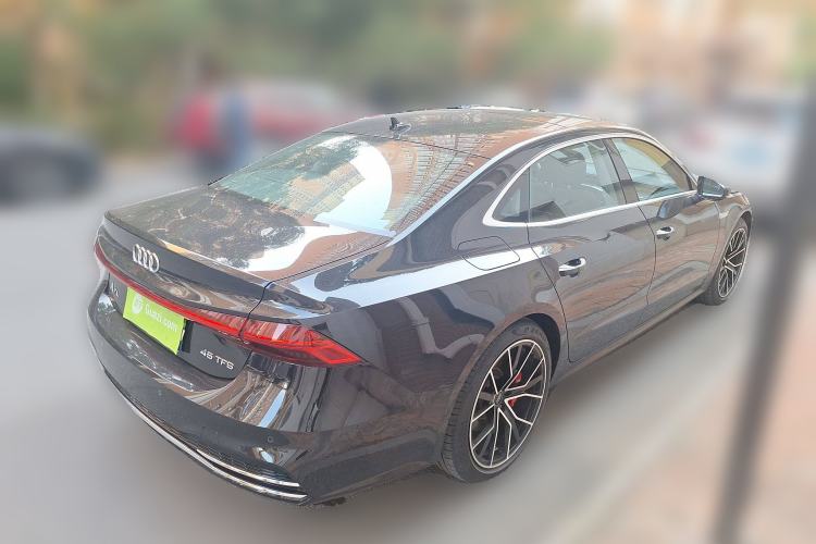 Used Audi A7L 2022 45 TFSI S-line Dream-Building Edition Rear Right 45 Deg