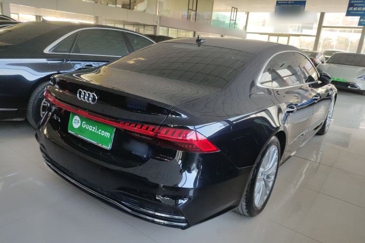 Used Audi A7L 2022 45 TFSI S-line Dream-Building Edition Rear Right 45 Deg