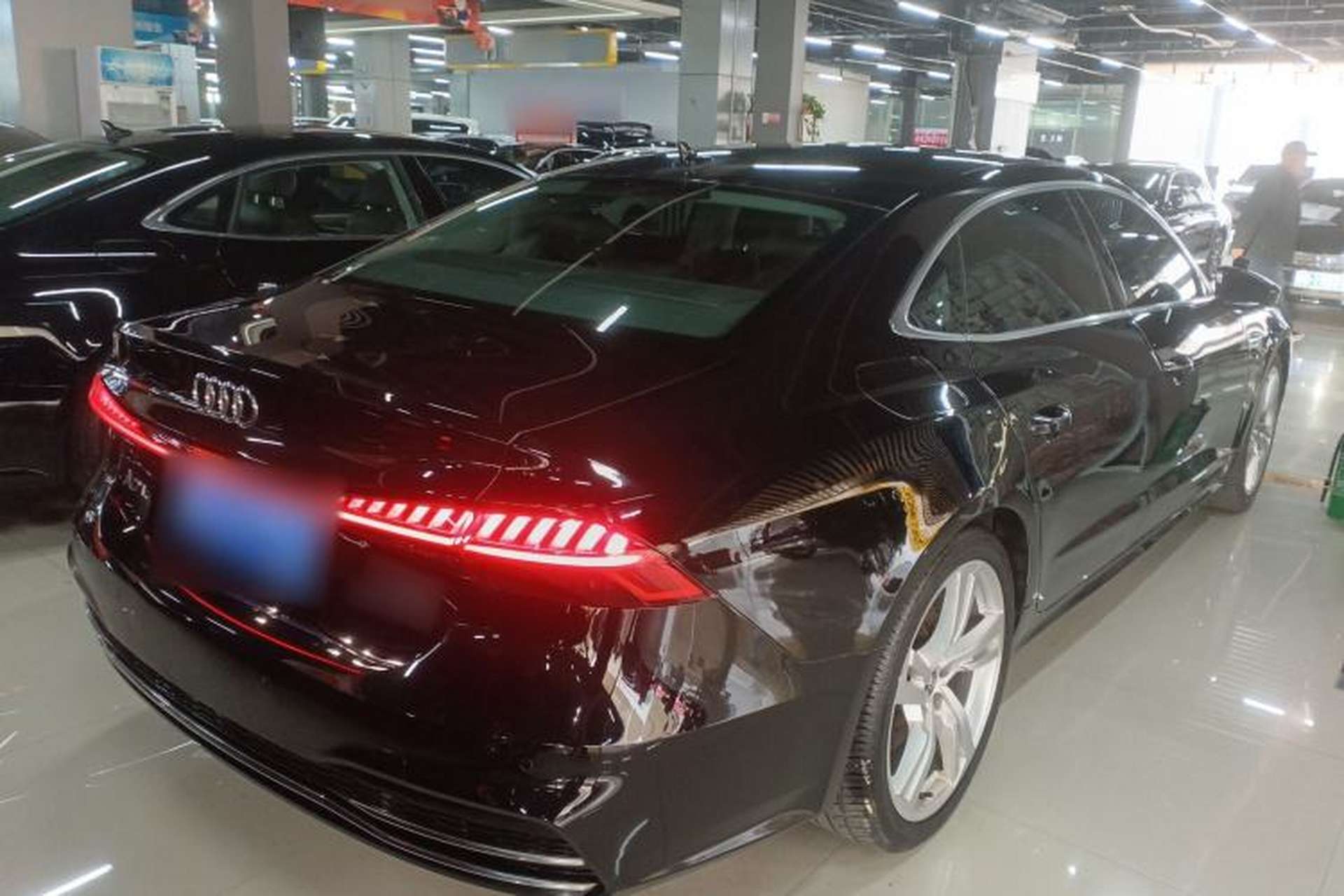 Used Audi A7L 2022 45 TFSI S-line Dream-Building Edition Rear Right 45 Deg