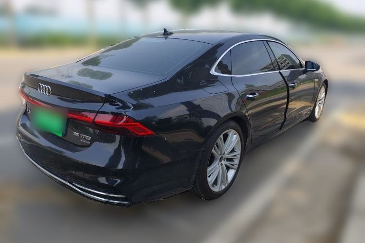 Used Audi A7L 2022 45 TFSI quattro S-line Visionary Crystal Package Rear Right 45 Deg