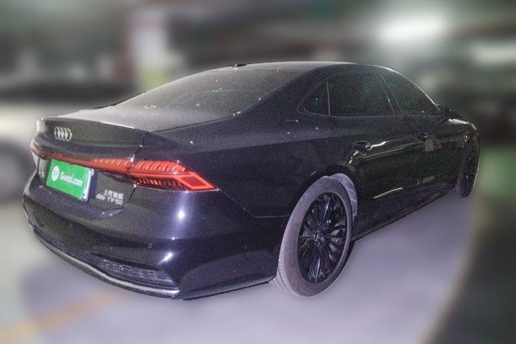 Used Audi A7L 2022 45 TFSI S-line Dream-Building Edition Rear Right 45 Deg