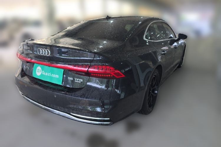 Used Audi A7L 2022 45 TFSI S-line Dream-Building Edition Rear Right 45 Deg