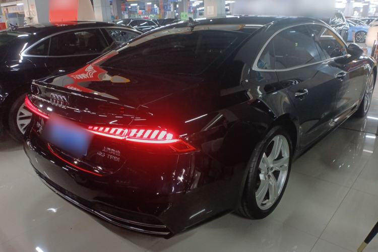 Used Audi A7L 2022 45 TFSI S-line Dream-Building Edition Rear Right 45 Deg