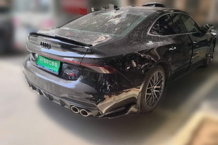 Used Audi A7L 2022 45 TFSI S-line Dream-Building Edition Rear Right 45 Deg