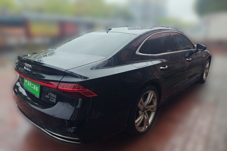 Used Audi A7L 2022 45 TFSI S-line Dream-Building Edition Rear Right 45 Deg