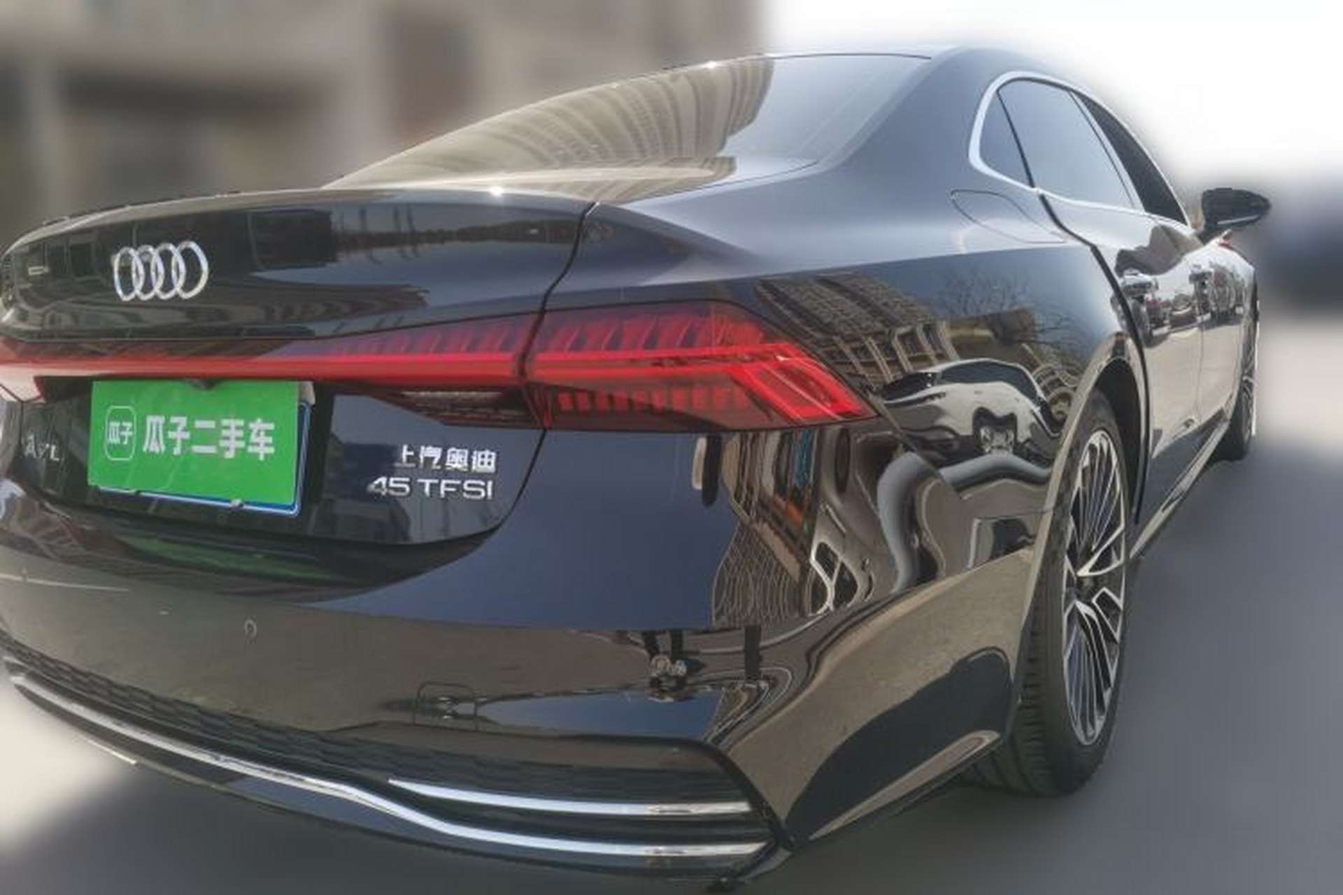 Used Audi A7L 2022 45 TFSI S-line Dream-Building Edition Rear Right 45 Deg