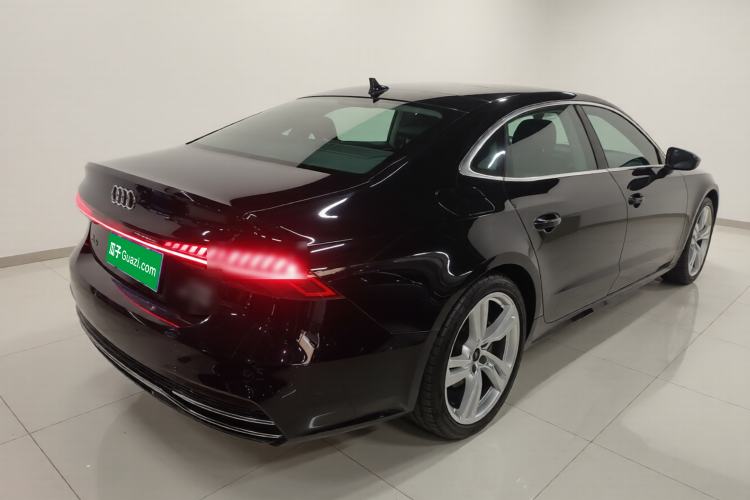 Used Audi A7L 2022 45 TFSI S-line Dream-Building Edition Rear Right 45 Deg